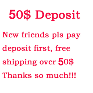 50$ deposit first for friend choose in our live